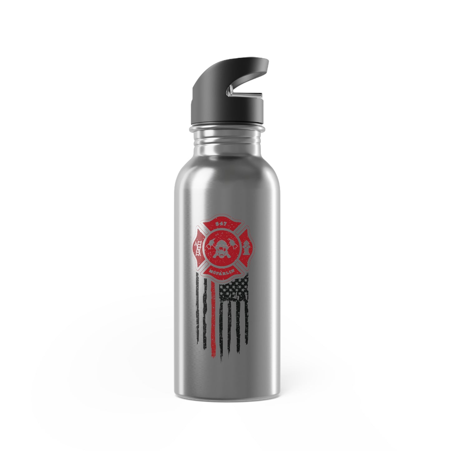 Personalized Firefighter Tumbler | Maltese & Flag