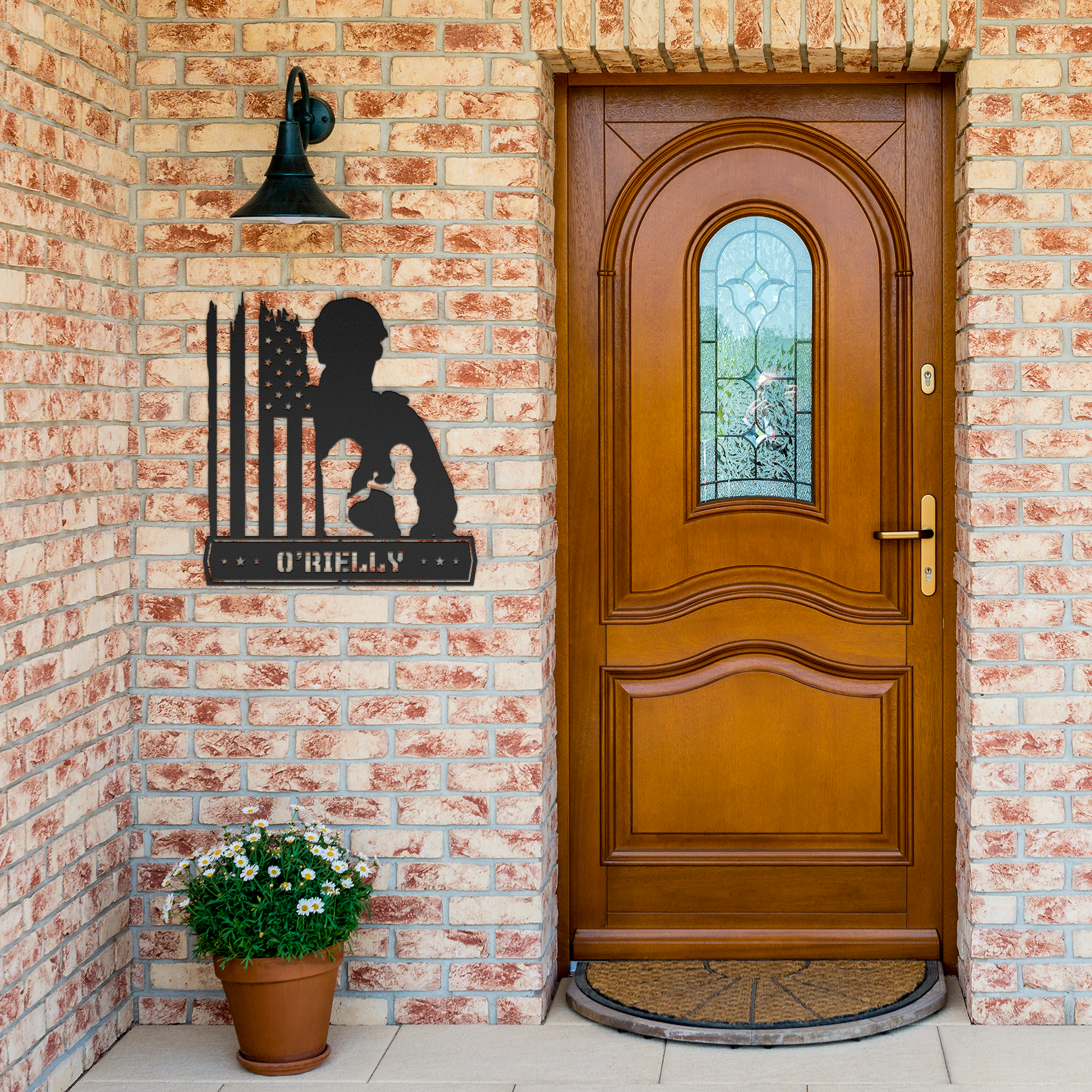 Custom_Military_Metal_Sign__Soldier__Black_Brick_Entrance_Mockup.png