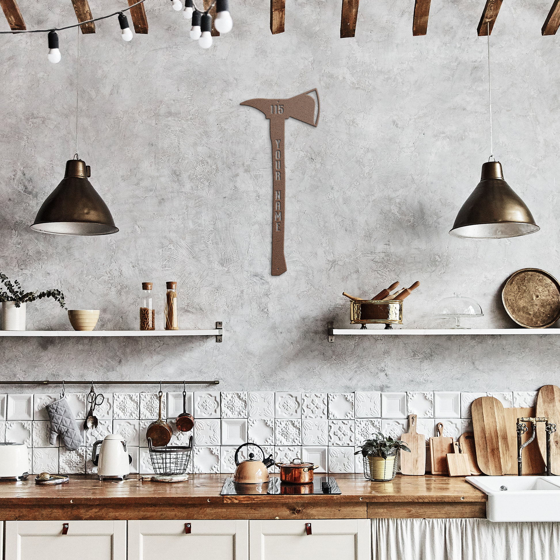 Customizable_Firefighter_Axe_Metal_Wall__Copper_Rustic_Kitchen_Mockup.png
