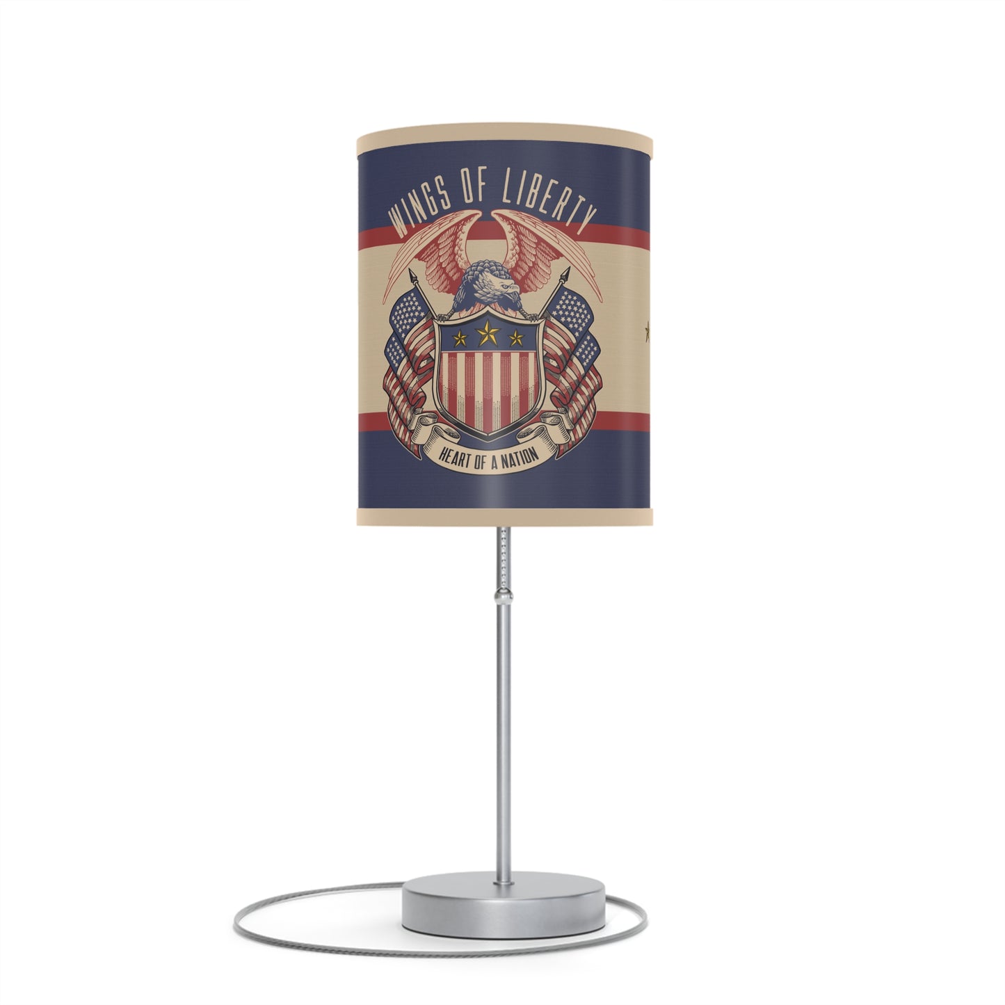 Wings of Liberty Patriotic Table Lamp, US|CA plug