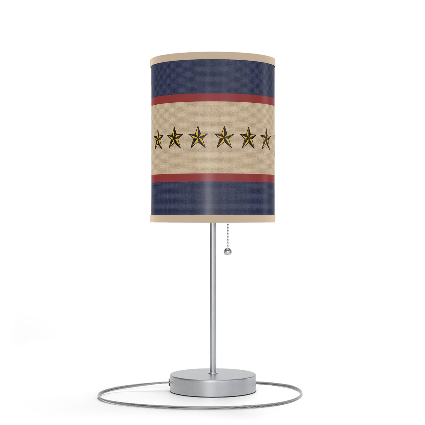 Stars of Valor Patriotic Table Lamp - Timeless Americana Design