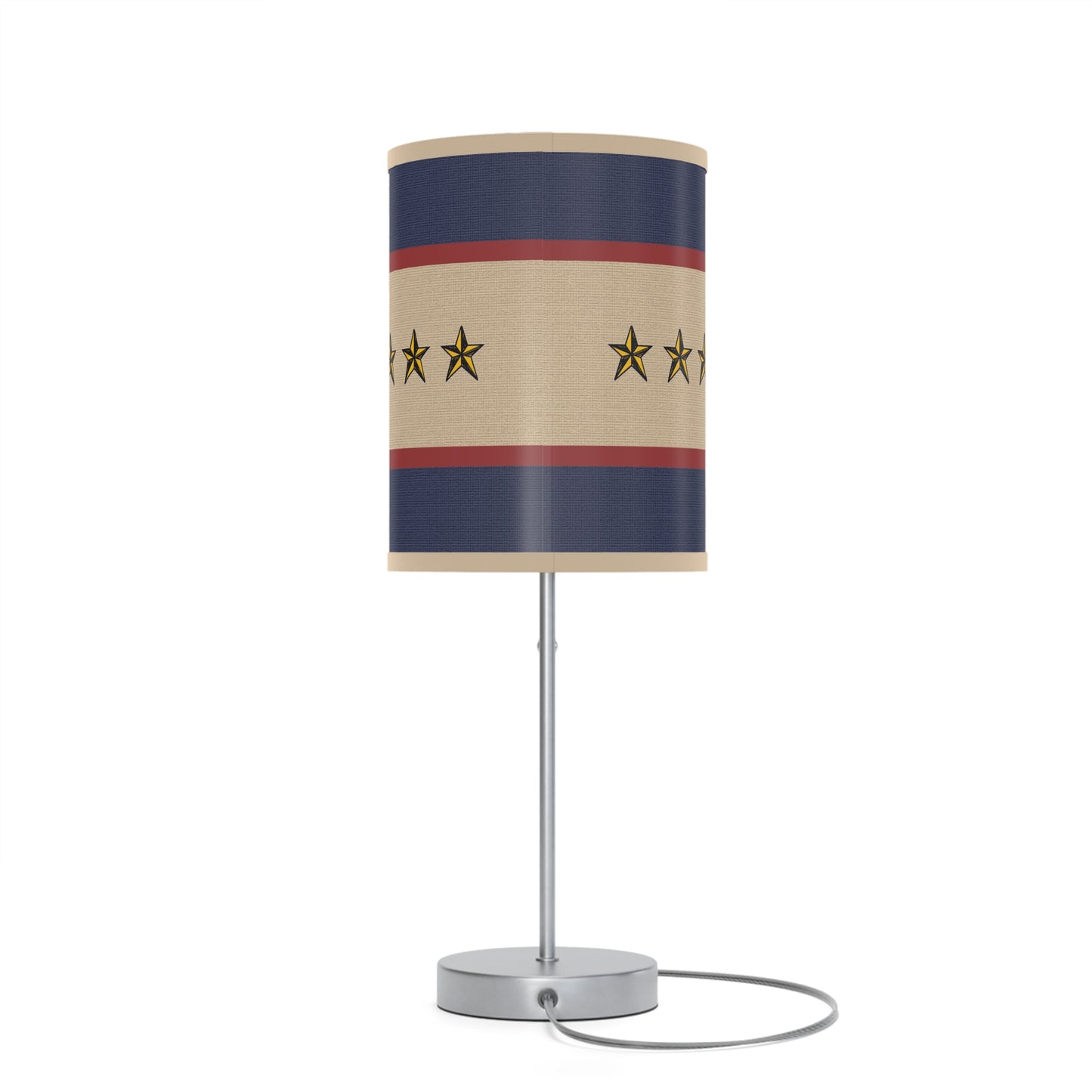 Stars of Valor Patriotic Table Lamp - Timeless Americana Design