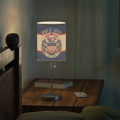 Wings of Liberty Patriotic Table Lamp, US|CA plug