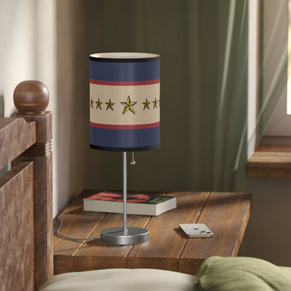 Stars of Valor Patriotic Table Lamp - Timeless Americana Design