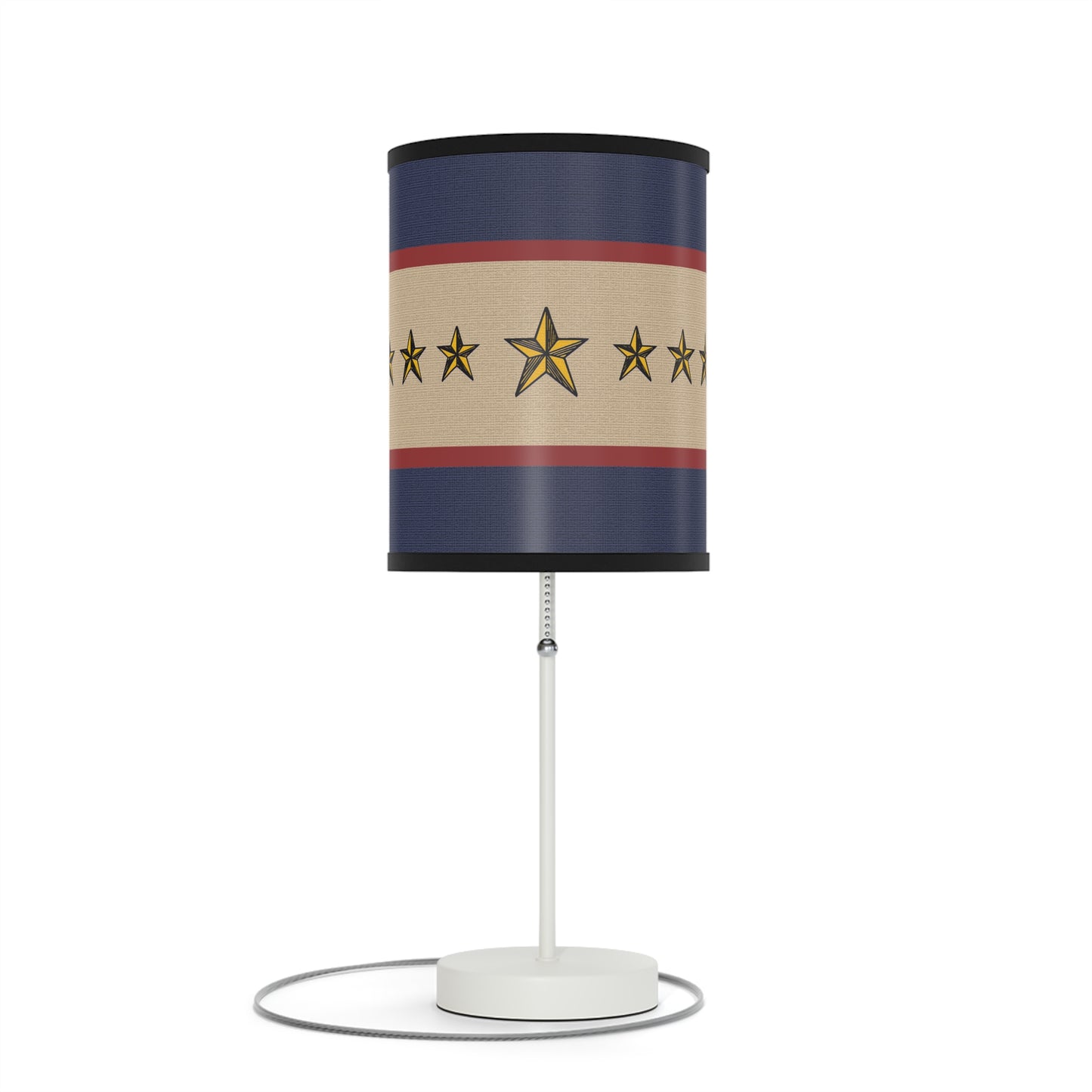 Stars of Valor Patriotic Table Lamp - Timeless Americana Design