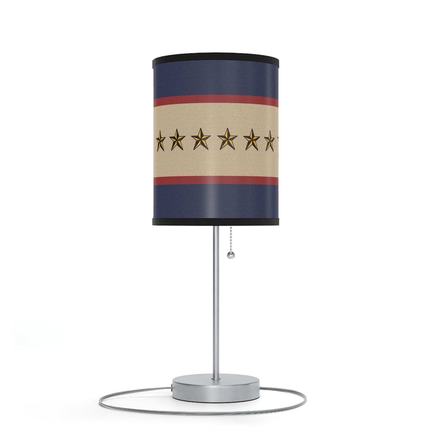 Stars of Valor Patriotic Table Lamp - Timeless Americana Design