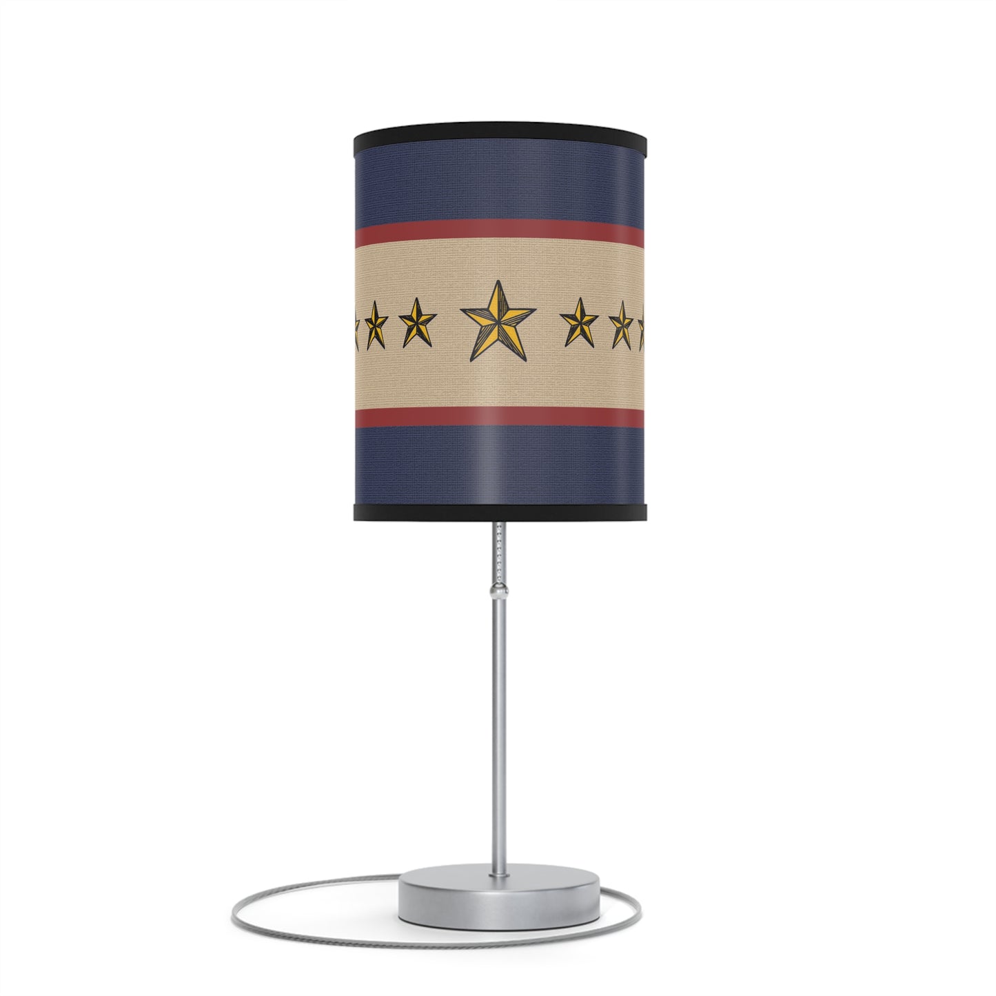 Stars of Valor Patriotic Table Lamp - Timeless Americana Design