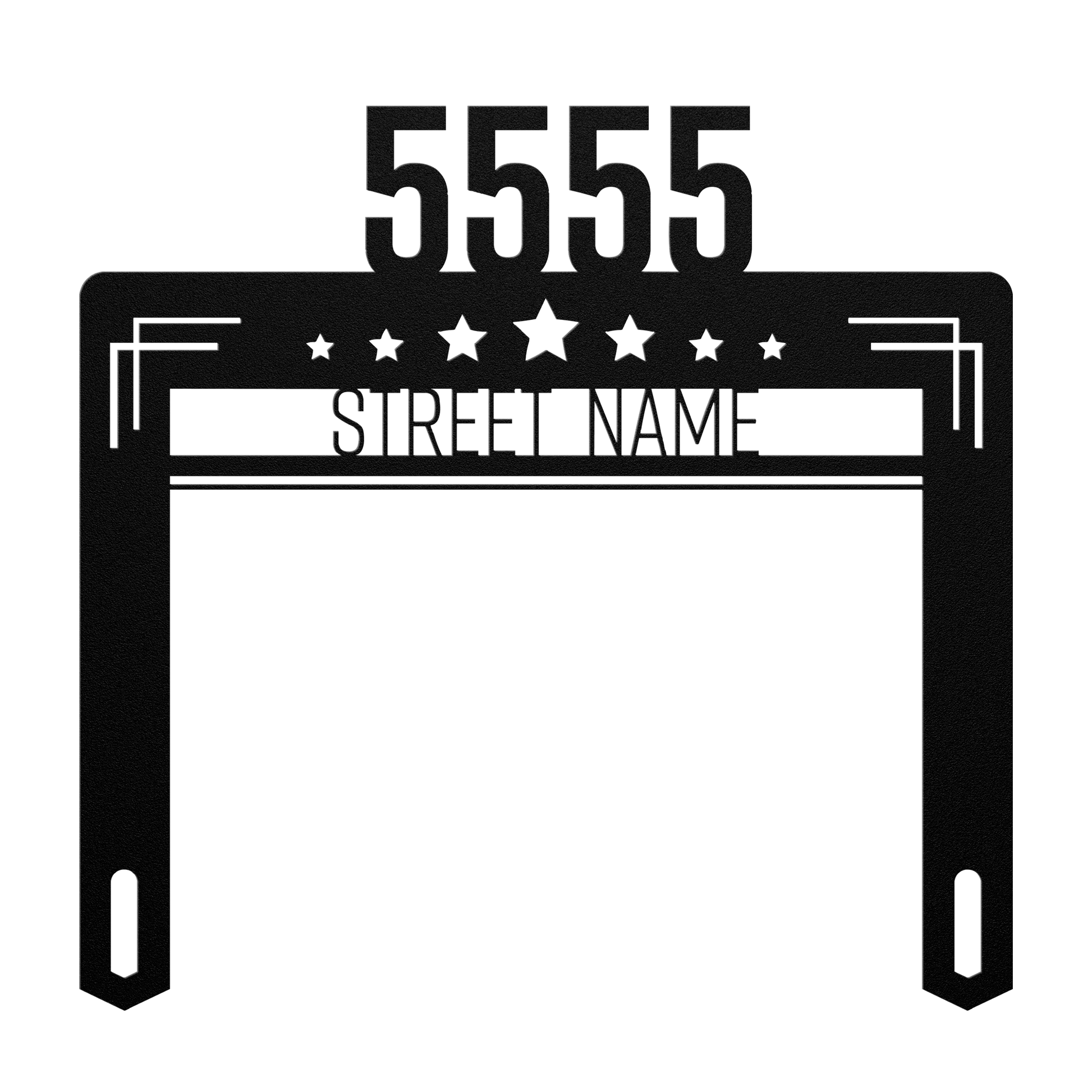 Art_Deco_Star_Metal_Address_Stake__Cu_Black_Transparent_Mockup.png