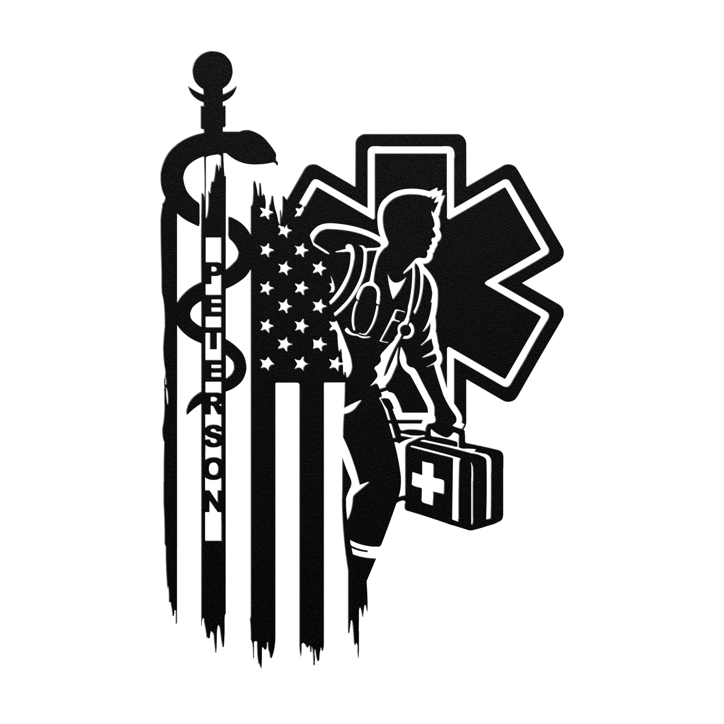 Personalized_EMT__Paramedic_Metal_Sign__Black_Transparent_Mockup.png