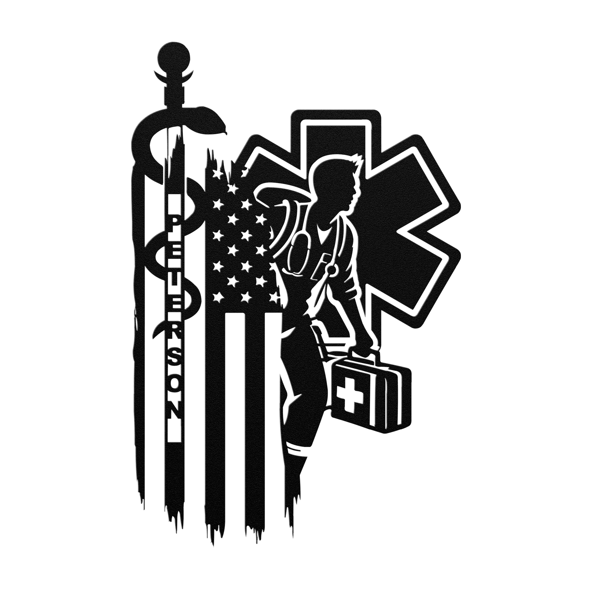 Personalized_EMT__Paramedic_Metal_Sign__Black_Transparent_Mockup.png