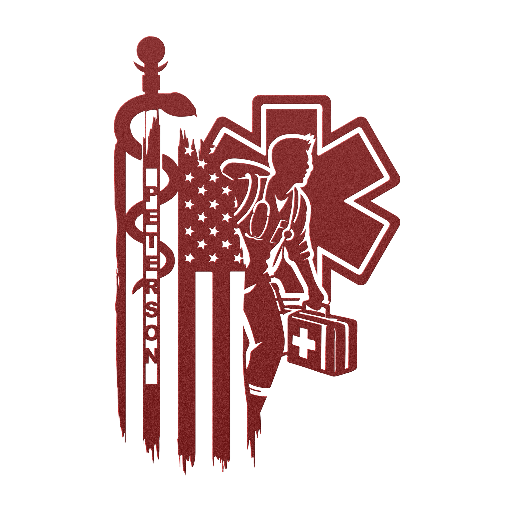 Personalized_EMT__Paramedic_Metal_Sign__Red_Transparent_Mockup.png